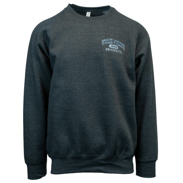 utah state university 1888 sweatshirt charcoal